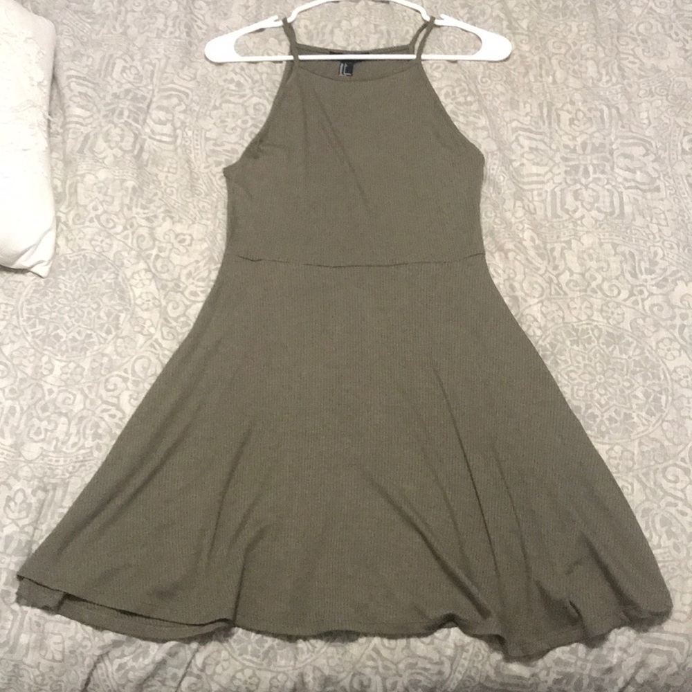 Olive Green Dress